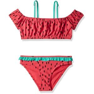 Vigoss Girls' Watermelon Punch Crop Top Pink Size 10/12